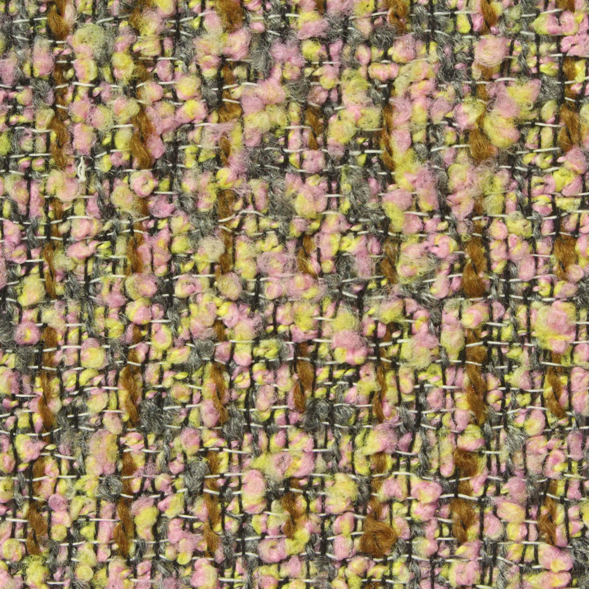 Pink Marl Bouclé, Polyester
