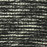 Black Horizontal-Stripe Bouclé, Polyester