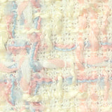 Cream Plaid Bouclé, Acrylic-Poly — texture
