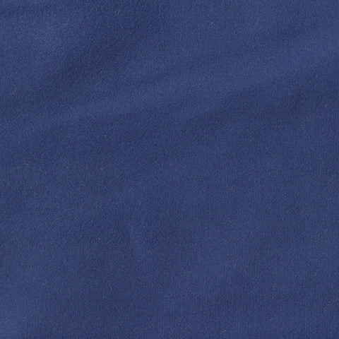 Brushed Nylon Stretch Interlock Knit Fabric, 250 gsm, 148 cm — Navy