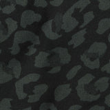 Dark Green Leopard Jersey Knit, Polyester