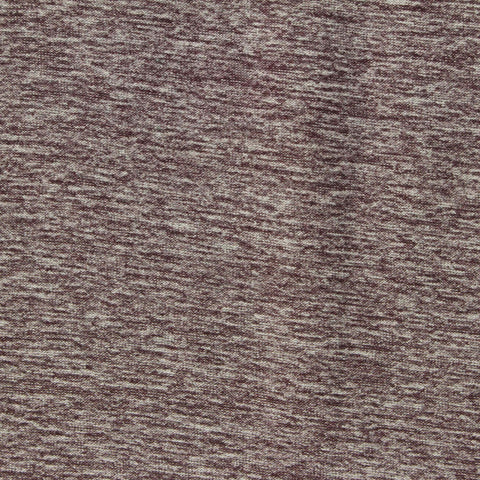 Dark Brown Marl Jersey Knit, Polyester, 160 gsm