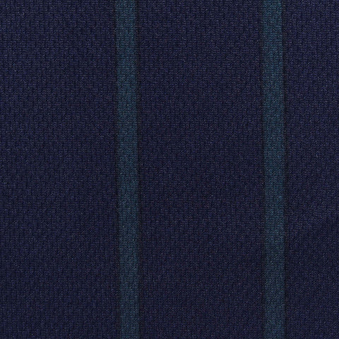 Blue Stripes Birdseye Knit, Polyester