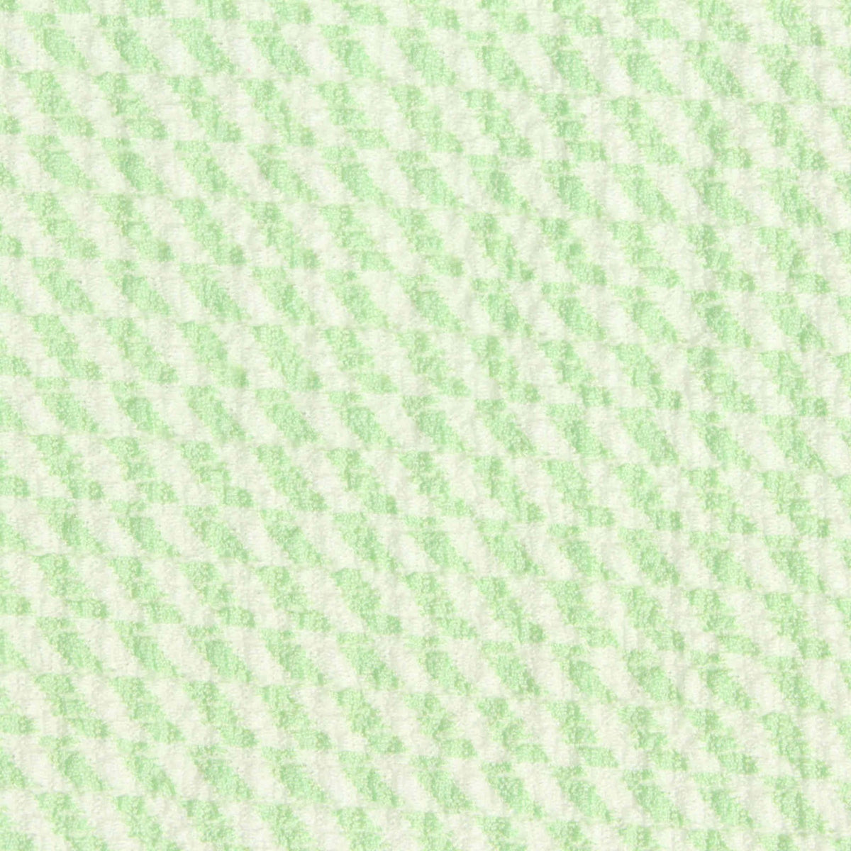 Light Green Houndstooth Crepe