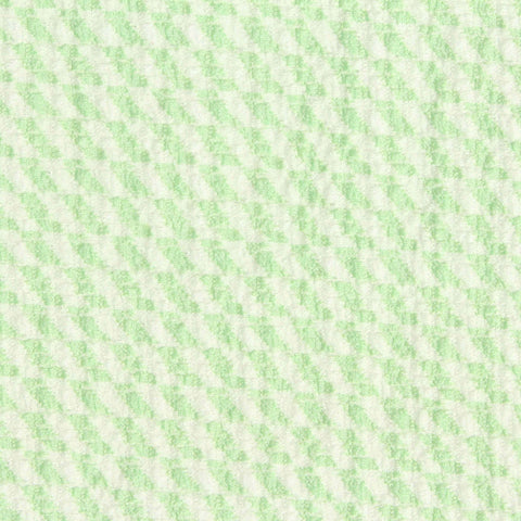 Light Green Houndstooth Crepe