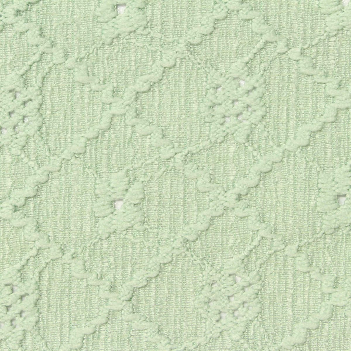 Light Green Diamond Warp Knit, Polyester