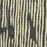 Dark Grey Stripes Crepe, Polyester
