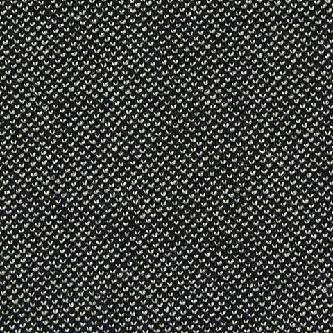 Black Marl Piqué Knit, Poly-Viscose, 357 gsm