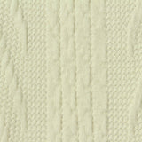 Cream Tone-on-Tone Chunky Knit, Polyester