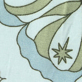 Light Blue Butterflies Jersey Knit, Viscose — texture