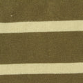 Yarn-Dyed Cotton Polyester French Terry Fabric, 250 gsm, 175 cm — Khaki