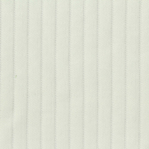 Cotton Viscose Rib Knit Fabric, 200 gsm, 185 cm — White