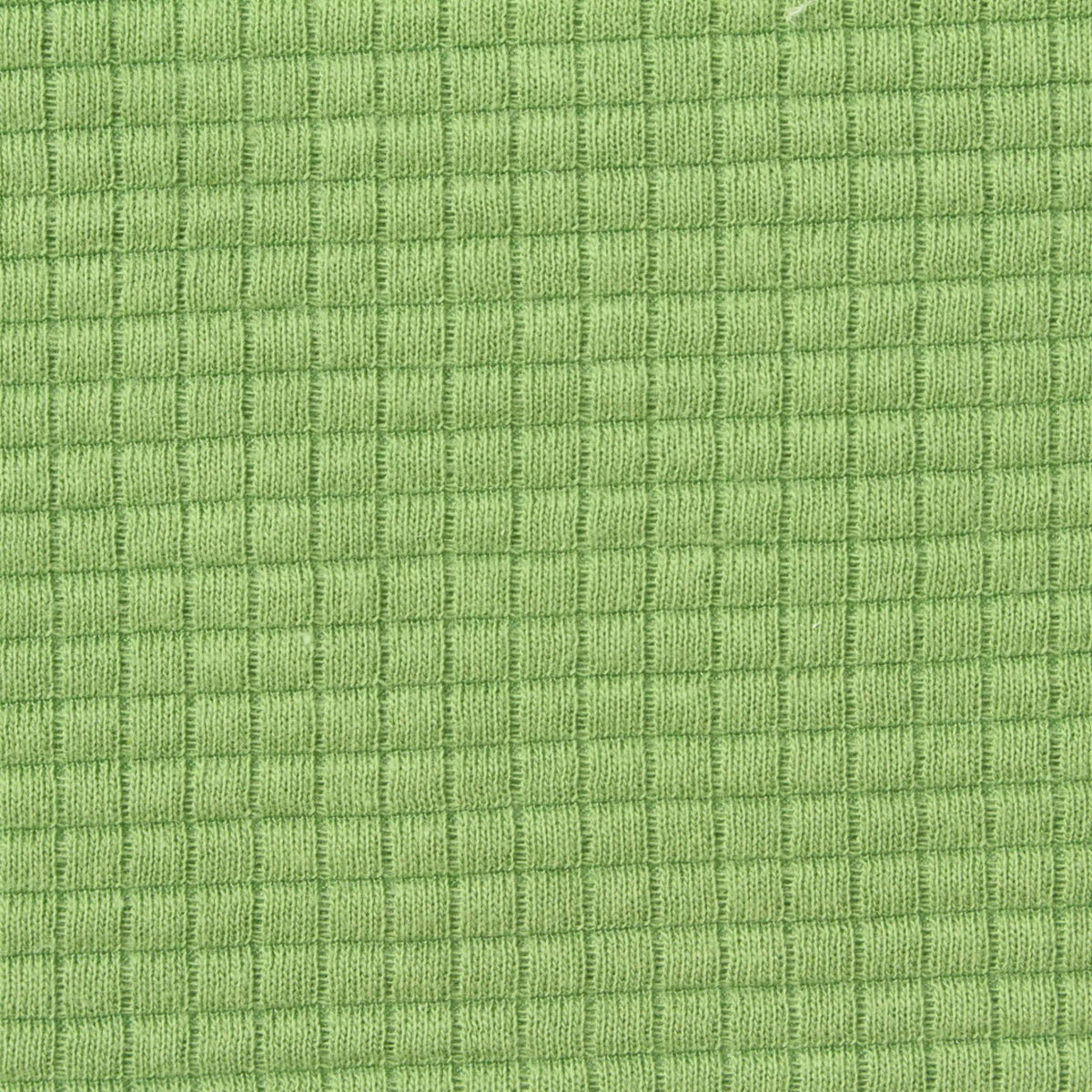 Jacquard Cotton Polyester Knit Fabric, 200 gsm, 155 cm — Green