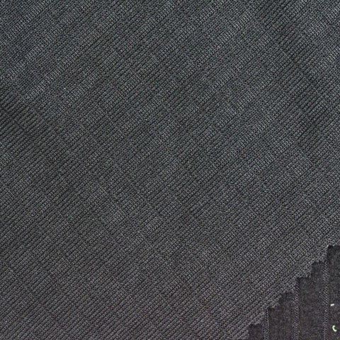 Dark Grey Tone-on-Tone Diamond Fleece, Polyester