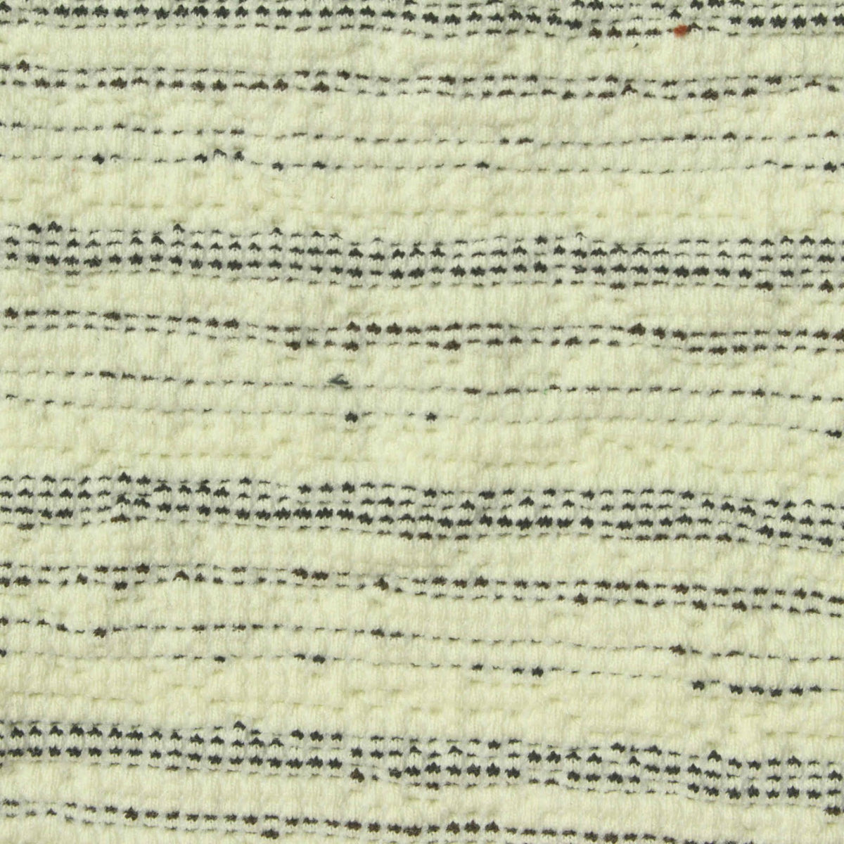White Horizontal-Stripe Jacquard, Polyester, 250 gsm