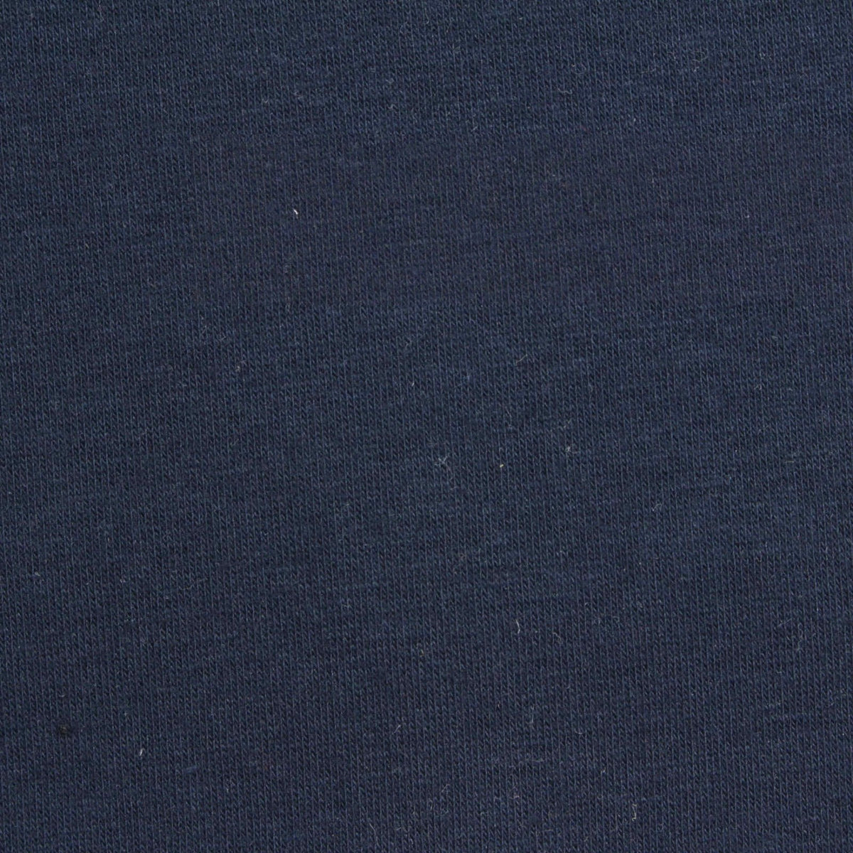 Polyester Cotton Stretch Knit Fabric, 327 gsm, 165 cm — Navy