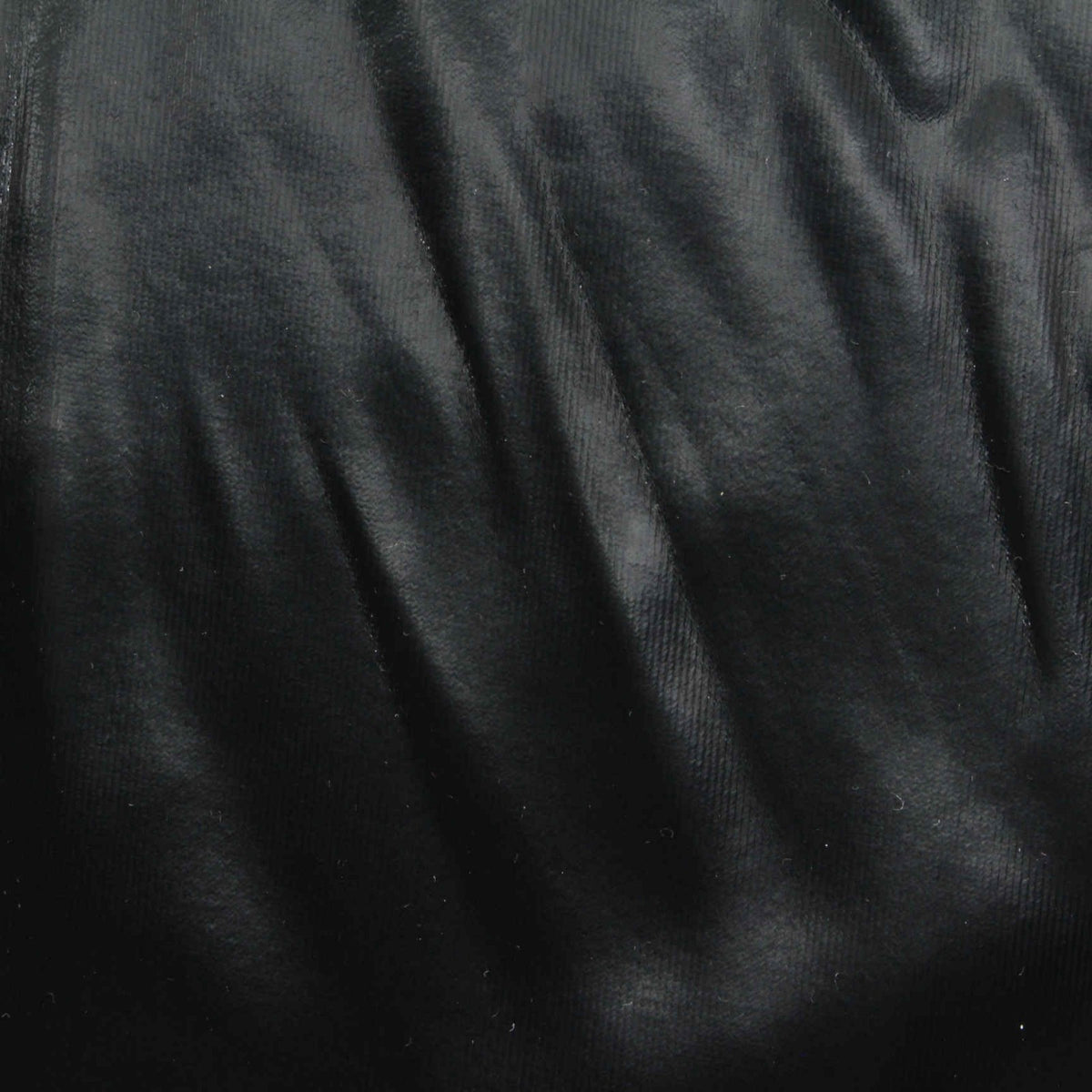 Polyester Stretch Knit Fabric, 200 gsm, 150 cm — Black