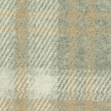 Light Grey Bold-Plaid Jacquard, Poly-Viscose