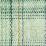 Light Green Plaid Jacquard, Poly-Viscose