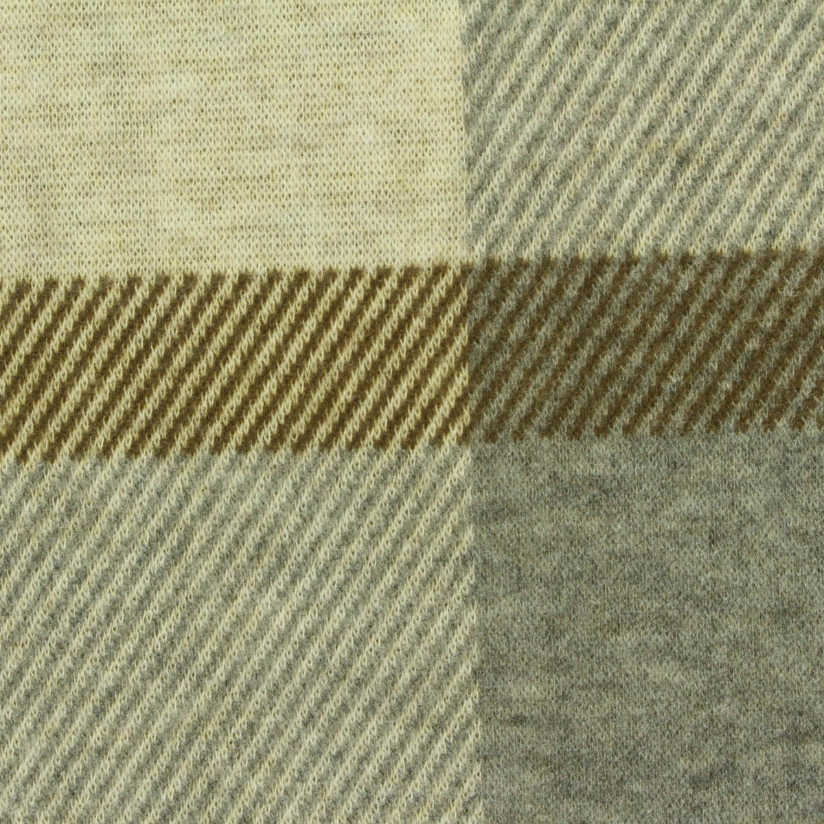 Cream Plaid Jacquard, Poly-Viscose, 310 gsm