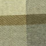 Cream Plaid Jacquard, Poly-Viscose