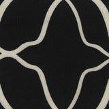 Black Geometric Woven, Polyester