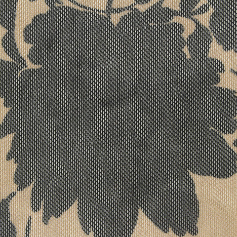 Light Beige Bold-Floral Mesh, Polyester