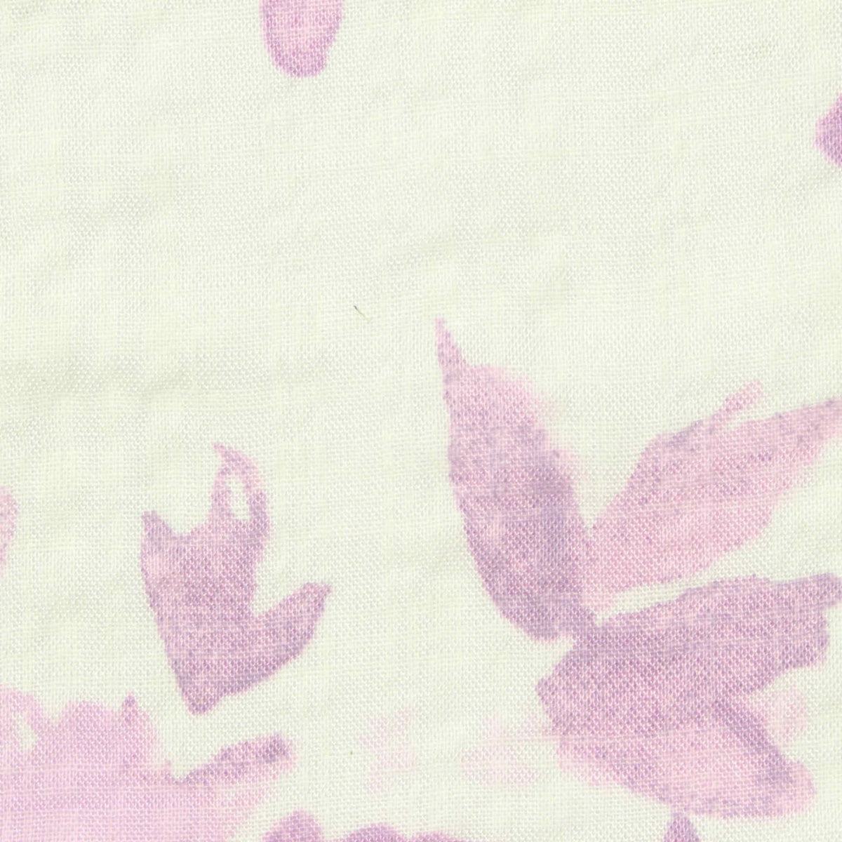 Purple Floral Seersucker, Cotton-Viscose