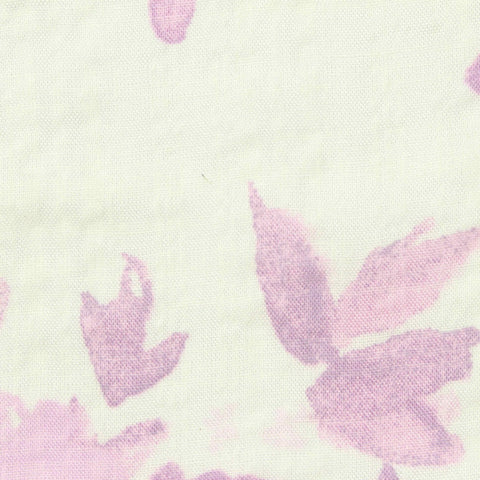 Purple Floral Seersucker, Cotton-Viscose