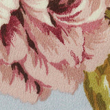 Pink Floral Woven, Polyester — texture