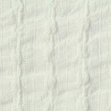 Jacquard Polyester Stretch Crepe Fabric, 150 gsm, 150 cm — White — texture