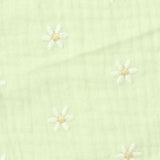 White Daisy Crepe, Cotton