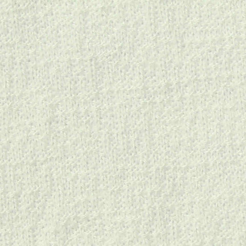 Jacquard Polyester Viscose Stretch Pointelle Knit Fabric, 220 gsm, 145 cm — White