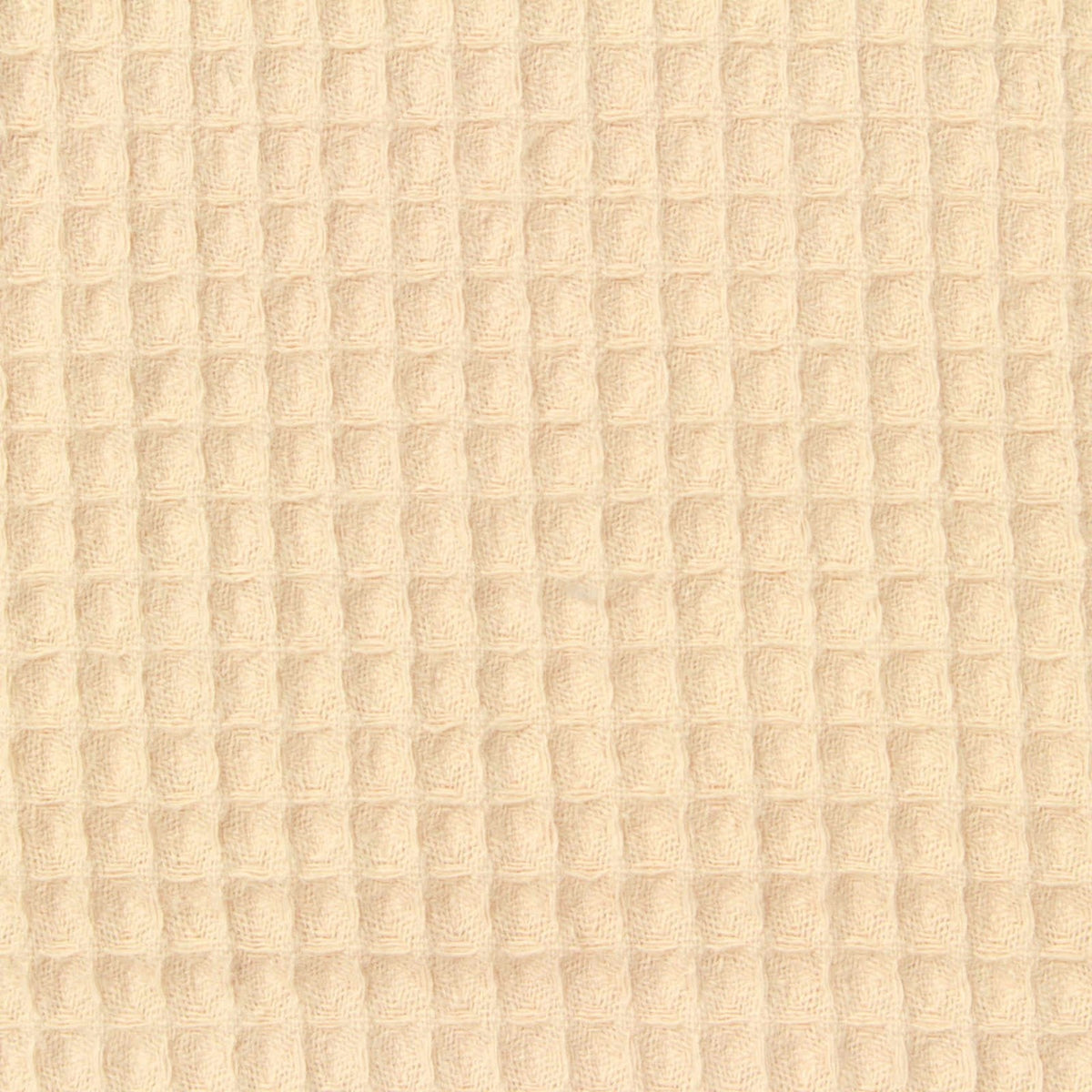 100% Cotton Waffle Knit Fabric, 180 gsm, 135 cm — Beige