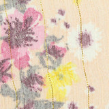 Pink Floral Chiffon, Polyester — texture