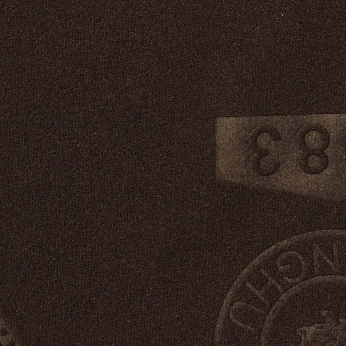 100% Polyester Velvet Fabric, 260 gsm, 185 cm — Brown