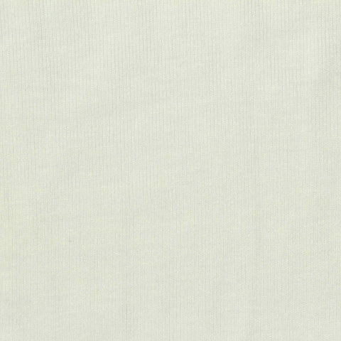 Viscose Stretch Rib Knit Fabric, 190 gsm, 180 cm — White