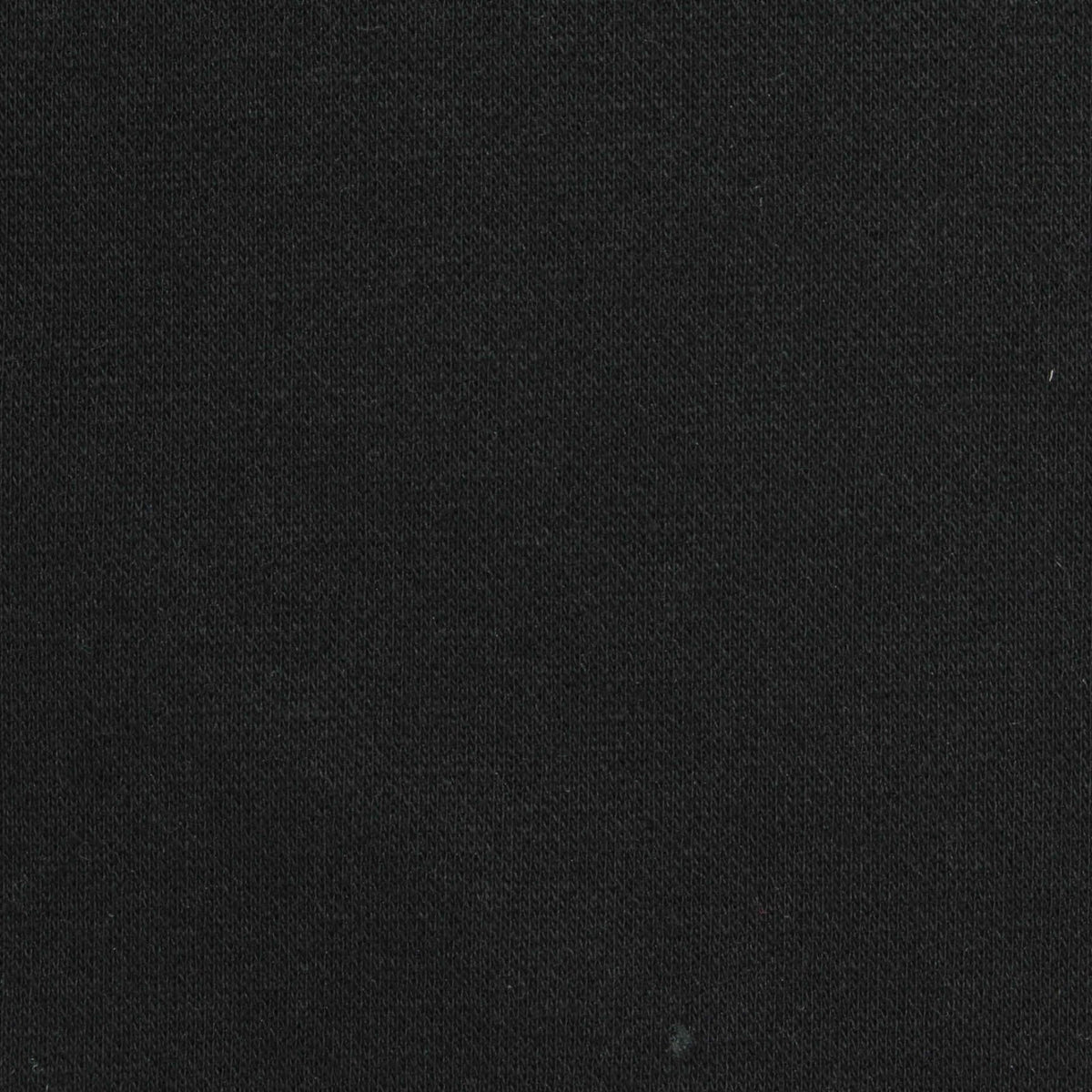 Polyester Cotton Fleece Fabric, 370 gsm, 185 cm — Black
