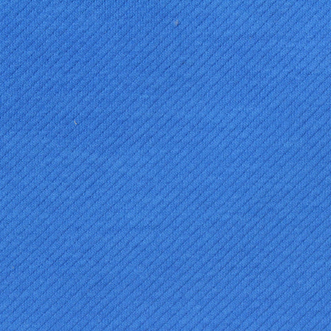 Polyester Cotton Stretch Knit Fabric, 430 gsm, 180 cm — Blue