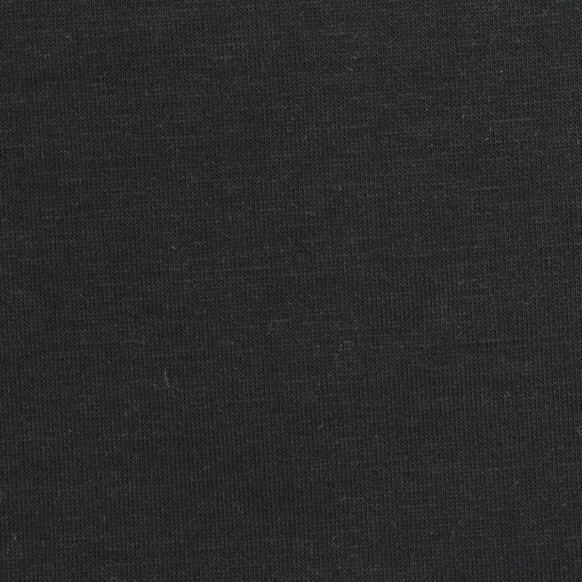 Brushed Polyester Cotton Stretch Velvet Fabric, 400 gsm, 180 cm — Black