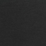 Brushed Polyester Cotton Stretch Velvet Fabric, 400 gsm, 180 cm — Black