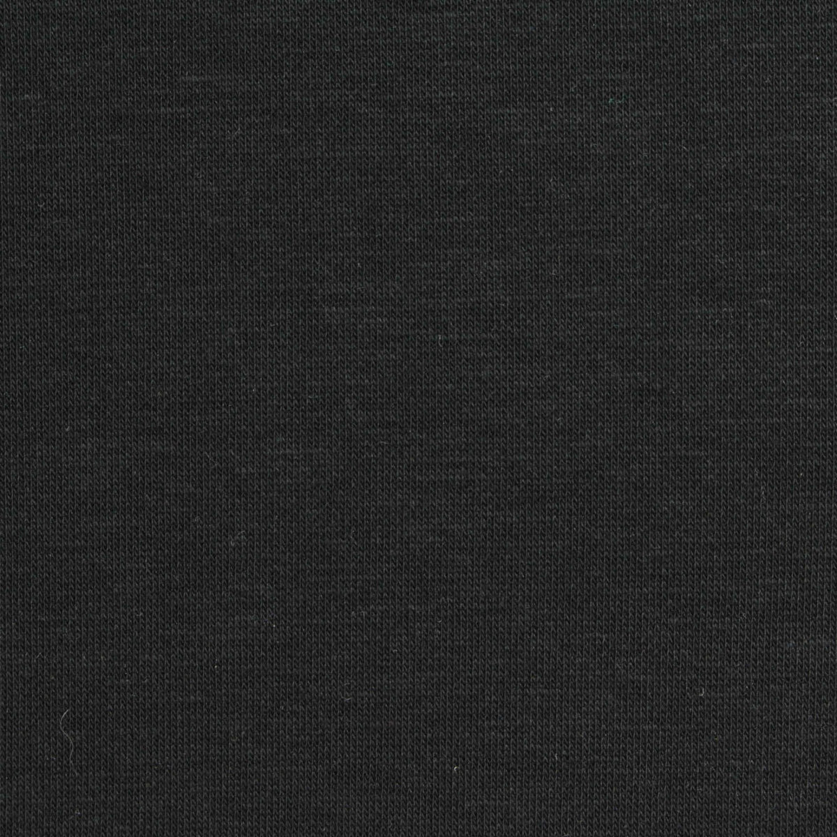 Polyester Cotton Stretch Knit Fabric, 386 gsm, 180 cm — Black