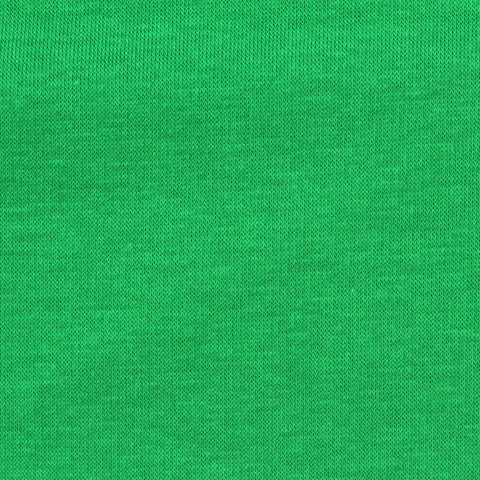 Polyester Cotton Stretch Knit Fabric, 360 gsm, 180 cm — Green