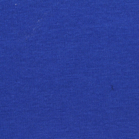 Polyester Cotton Stretch Knit Fabric, 360 gsm, 180 cm — Blue