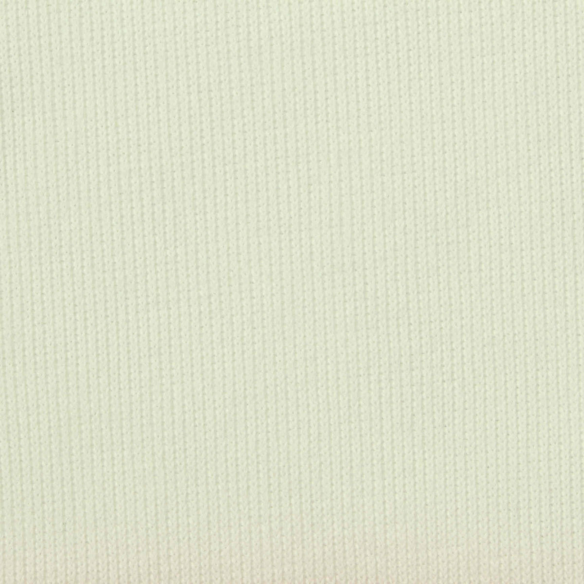 Cotton Polyester Stretch Knit Fabric, 380 gsm, 180 cm — White
