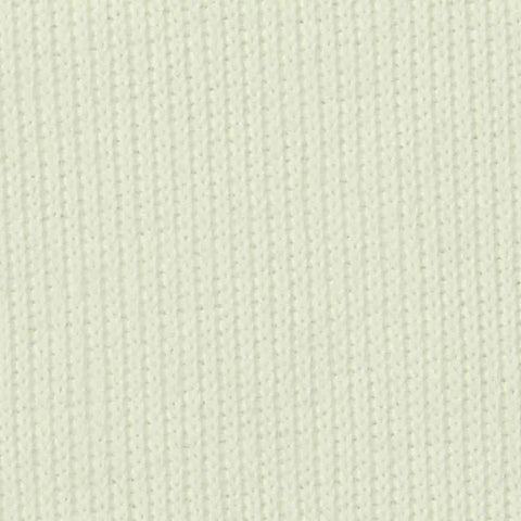 Cotton Polyester Stretch Knit Fabric, 380 gsm, 180 cm — White