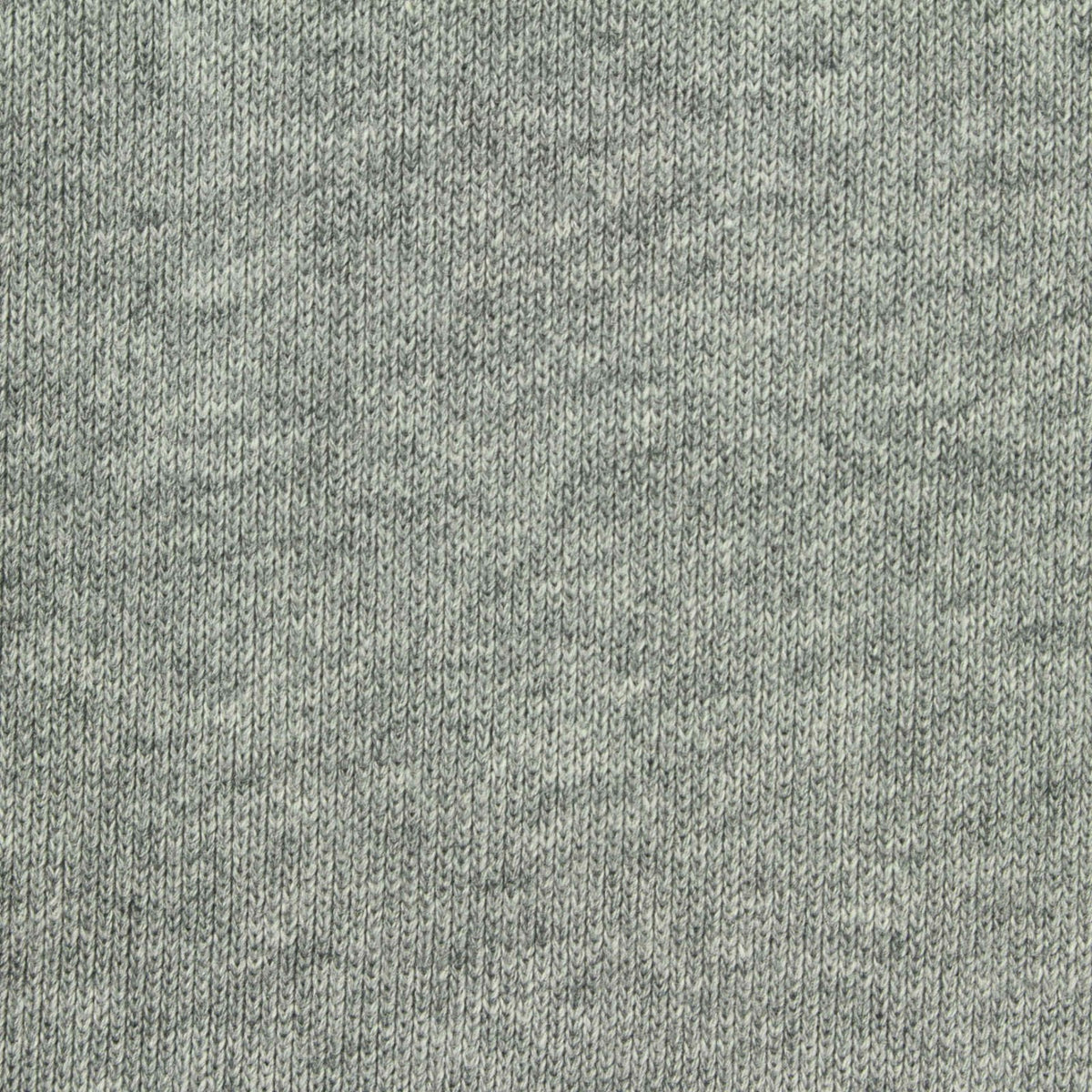 Light Grey Heathered-Marl Knit, Cotton-Poly, 330 gsm