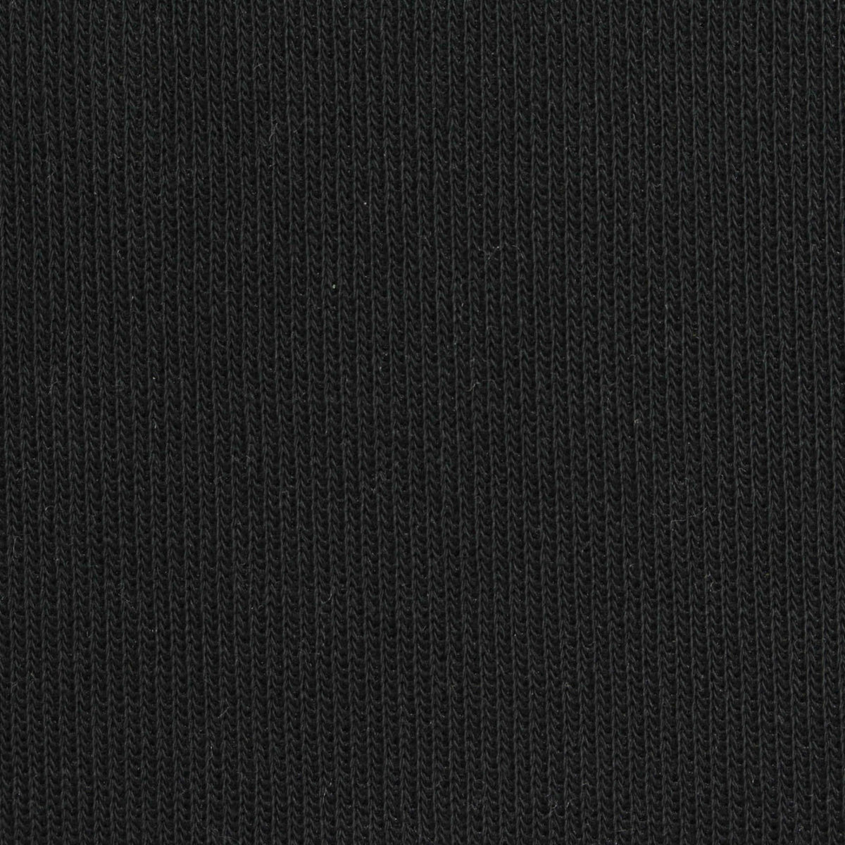 Cotton Polyester Stretch Knit Fabric, 370 gsm, 180 cm — Black