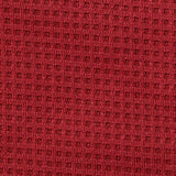 100% Polyester Waffle Knit Fabric, 185 gsm, 190 cm — Red — texture