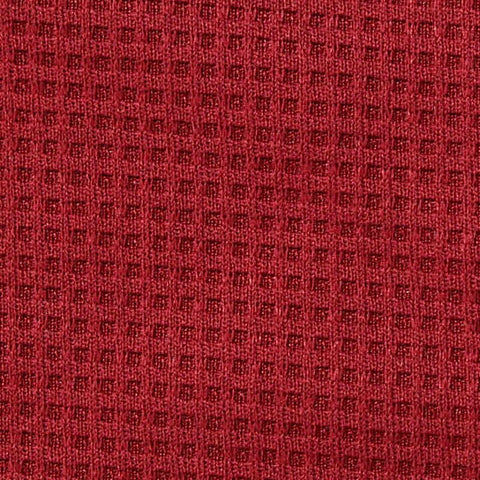 100% Polyester Waffle Knit Fabric, 185 gsm, 190 cm — Red